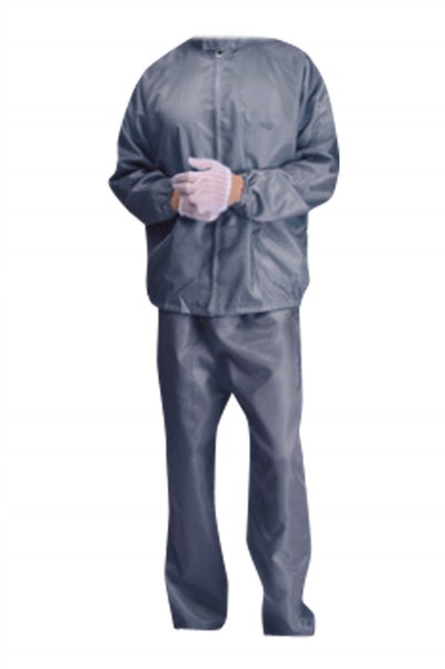 SKPC012 order dustproof working suit suit dust-free suit separate hooded suit anti-static suit isolation suit industrial protective suit can be used for many times to prevent epidemic FDA Qualified Manufacturer Certification  Disposable sanitary articles, side view